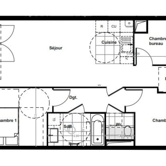  Annonces BLANC MESNIL : Appartement | MONTREUIL (93100) | 65 m2 | 331 000 € 