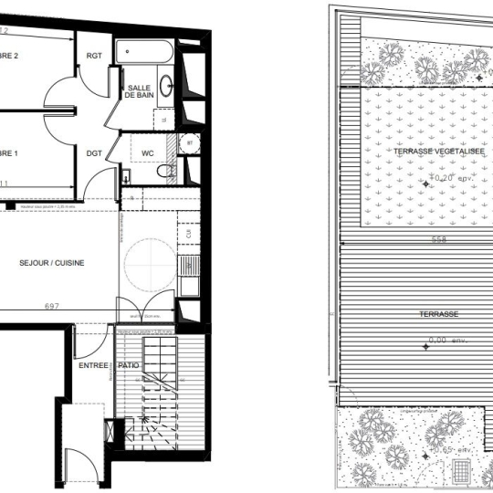  Annonces BLANC MESNIL : Appartement | PARIS (75018) | 64 m2 | 1 225 000 € 